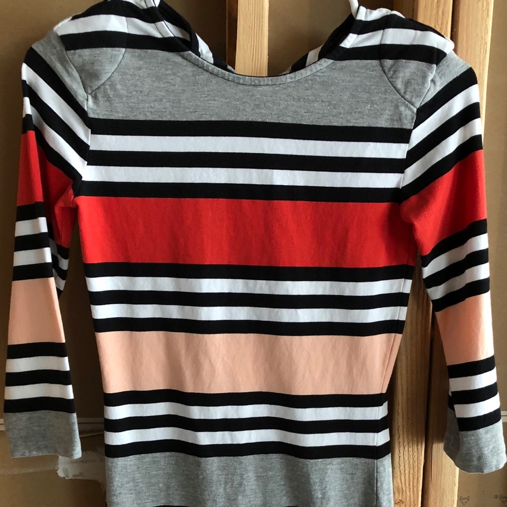 Body con striped dress French connection